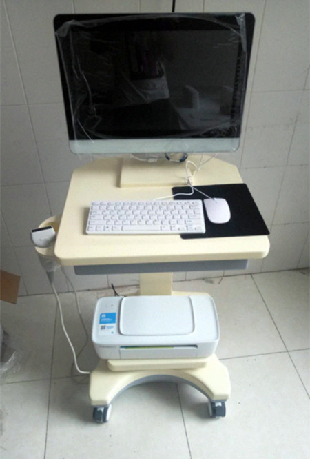 探花视频在线检测仪厂家走进青岛农业大学校医院,已通过胫骨和桡骨进行检测