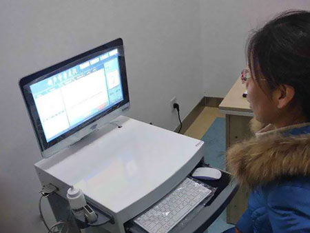 国产推车式探花视频在线仪品牌获得福建省老年医院认可成功安装使用