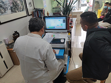 便捷式探花视频在线仪器广西南宁青秀区丹凤社区中心使用有效提高医疗水平