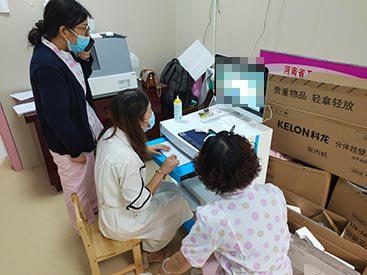 孕妇探花视频在线仪测定需要做吗会有辐射吗建安区妇幼保健院GK-7000安装使用更放心